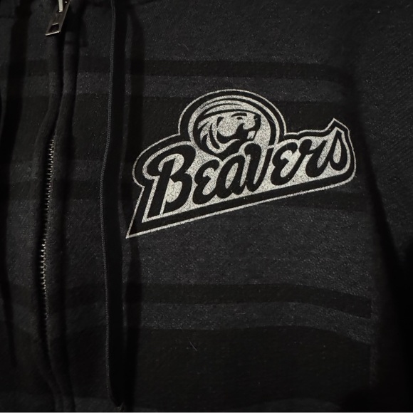Bemidji State BSU Beavers Zip Up Hooded Sweatshirt size Large - Picture 2 of 9